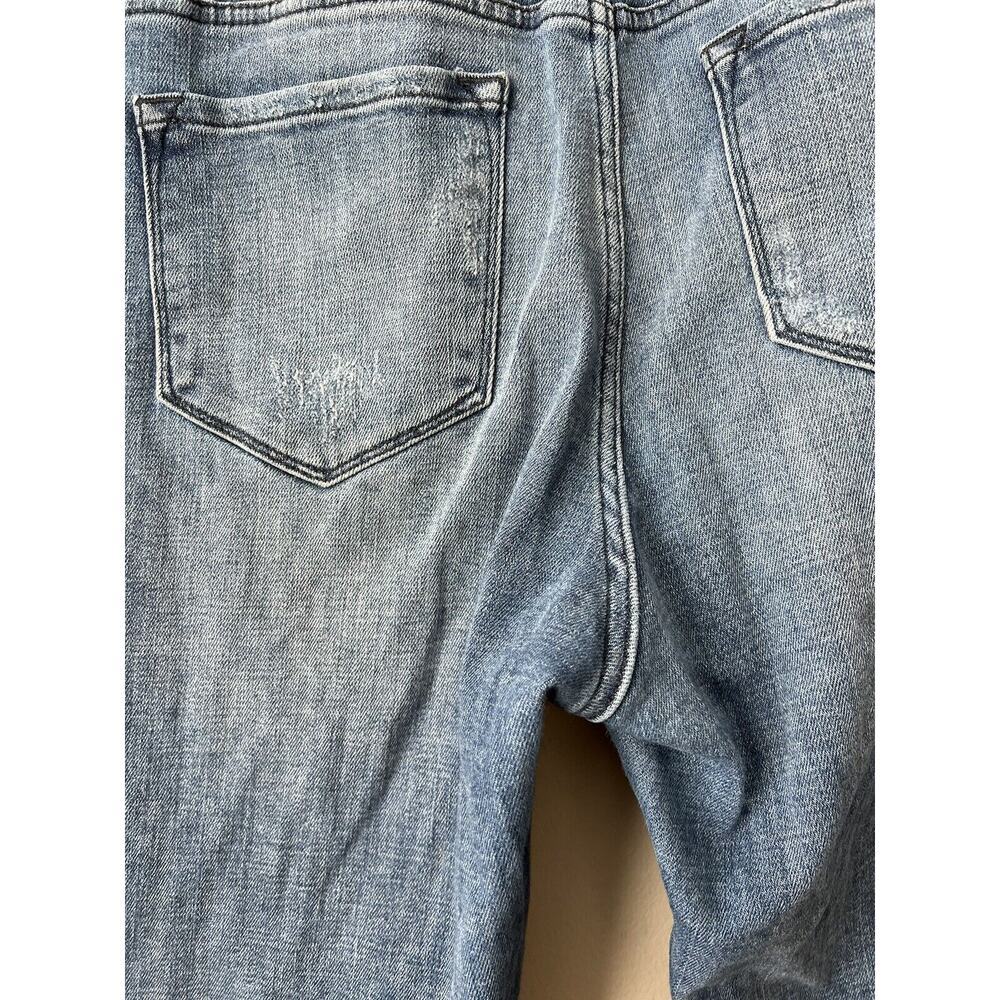 KanCan Skinny Jeans Womens 30 Distressed Whiskered Mid Rise Stretch Denim - Picture 7 of 11